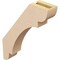Ekena Millwork 3-inch W x 14-inch D x 18-inch H Olympic Rough Cedar Woodgrain TimberThane Knee Brace, Primed BRCUR03X14X18OLYRCPR - alternate 3